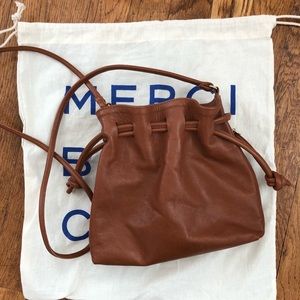 Clare V. Petit Henry Leather Bucket Bag